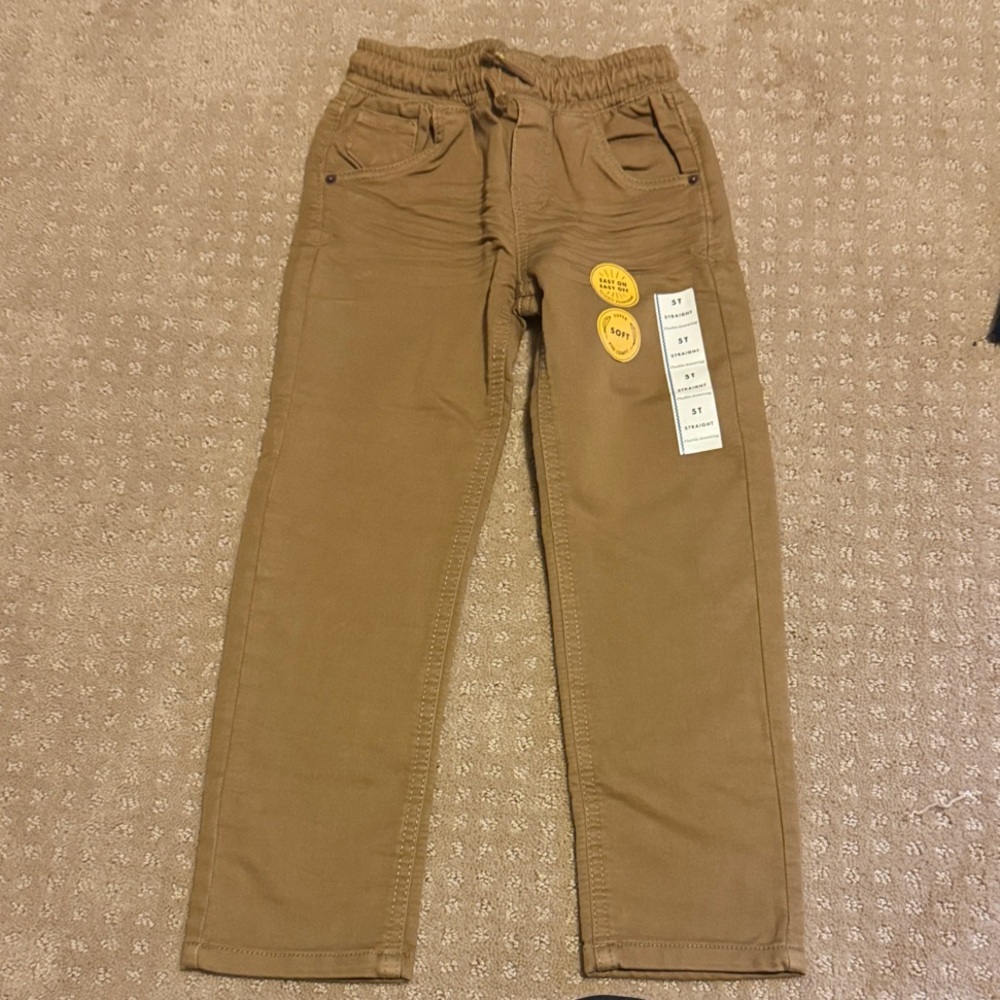 Cat & Jack Kids' Brown Casual Pants